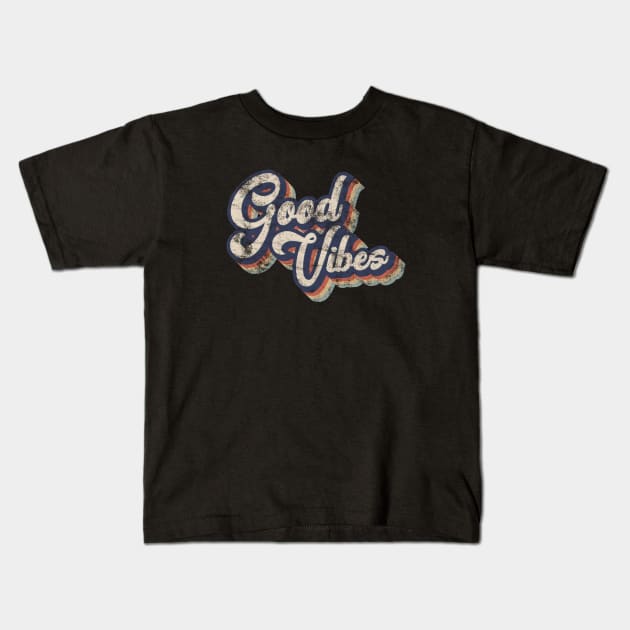 Good vibes Kids T-Shirt by Youssef El aroui